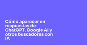 cómo aparecer en ChatGPT